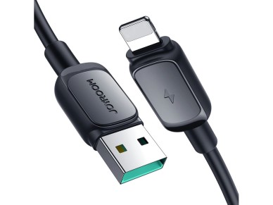 Joyroom Multi-Color Series A14 Lightning /USB-A 2.4A 1.2 m Cable - Black