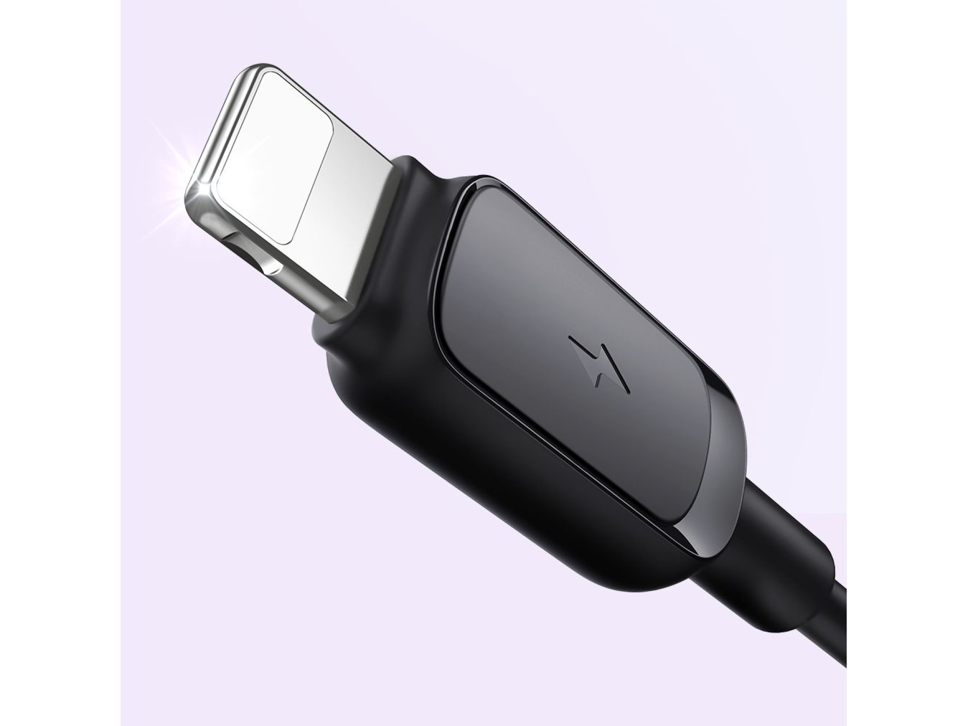 Cabo Joyroom Multi-Color Series A14 Lightning/USB-A 2.4A 1.2 m - Preto