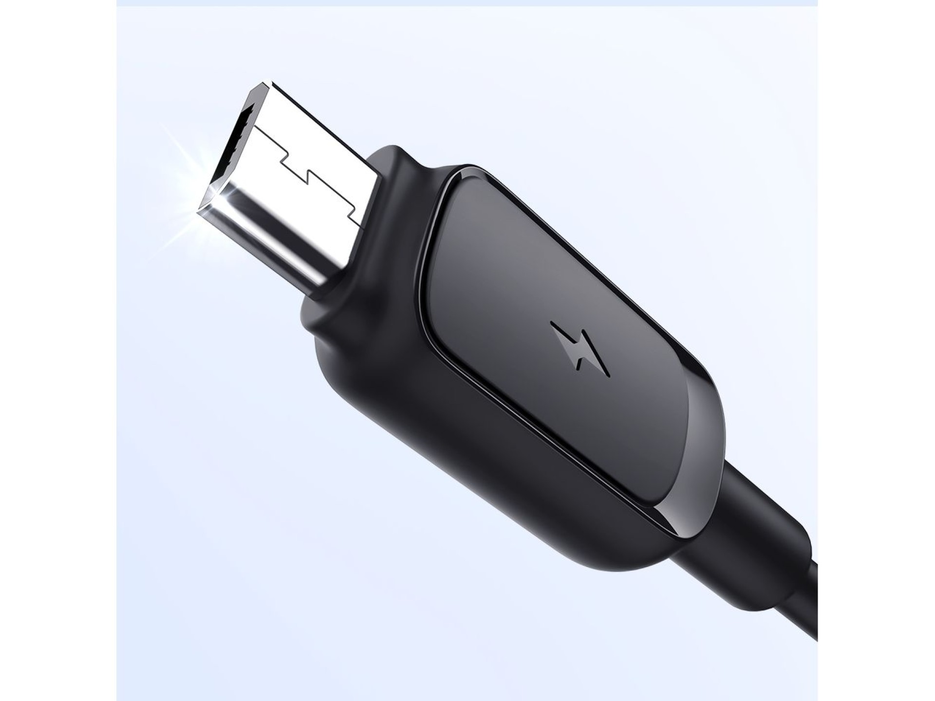 Cabo USB-A/micro USB 2.4A Joyroom Multi-Color Series A14 de 2 m - preto