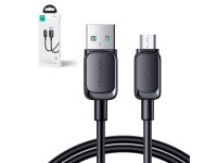 Cabo USB-A/micro USB 2.4A Joyroom Multi-Color Series A14 de 2 m - preto Cabo USB-A/micro USB 2.4A Joyroom Multi-Color Series A14 de 2 m - preto