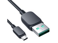 Cabo USB-A/micro USB 2.4A Joyroom Multi-Color Series A14 de 2 m - preto Cabo USB-A/micro USB 2.4A Joyroom Multi-Color Series A14 de 2 m - preto
