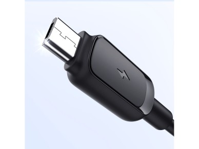 Cable USB-A / micro USB 2.4A Joyroom Multi-Color Series A14 de 2 m - negro