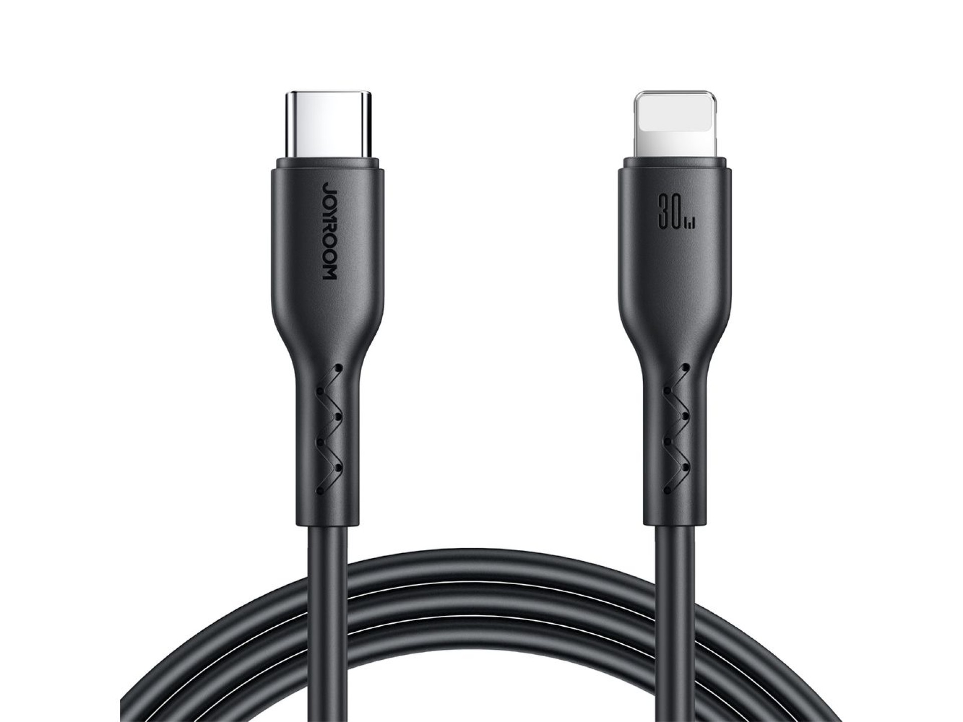 Cable USB-C/Lightning Joyroom Flash-Charge Series SA26-CL3 de 30 W y 1 m - negro