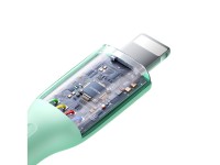 Joyroom Multi-Color Series S-A34 USB-A / Lightning 3A cable 1m - green