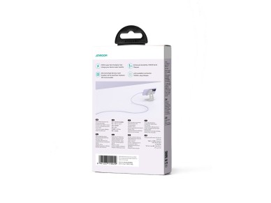 Cable USB-A/USB-C Joyroom Multicolor Serie S-A34 de 100 W y 1 m - Morado Cable USB-A/USB-C Joyroom Multicolor Serie S-A34 de 100 W y 1 m - Morado