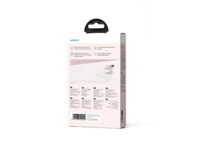 Joyroom Multi-Color Series S-A34 USB-A / USB-C Cable 100W 1m - Pink Joyroom Multi-Color Series S-A34 USB-A / USB-C Cable 100W 1m - Pink