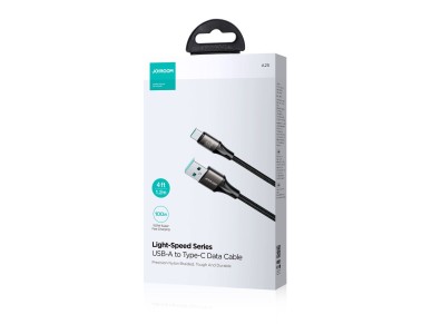 Joyroom Light-Speed Series S-A25 USB-A / USB-C cable 100W 1.2m - black Joyroom Light-Speed Series S-A25 USB-A / USB-C cable 100W 1.2m - black