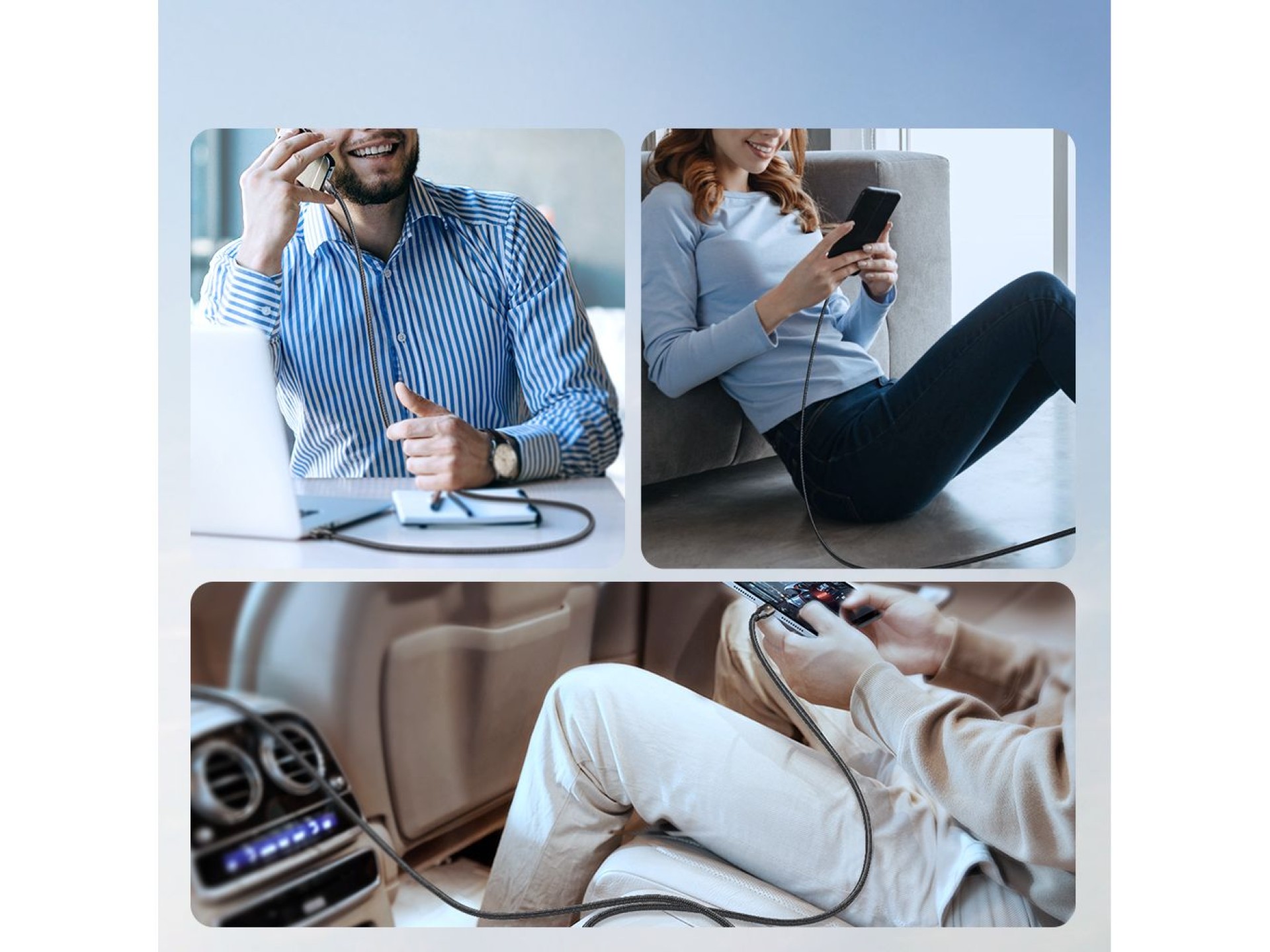 Cable USB-A/USB-C Joyroom Light-Speed ??Series S-A25 de 100 W y 1,2 m - negro