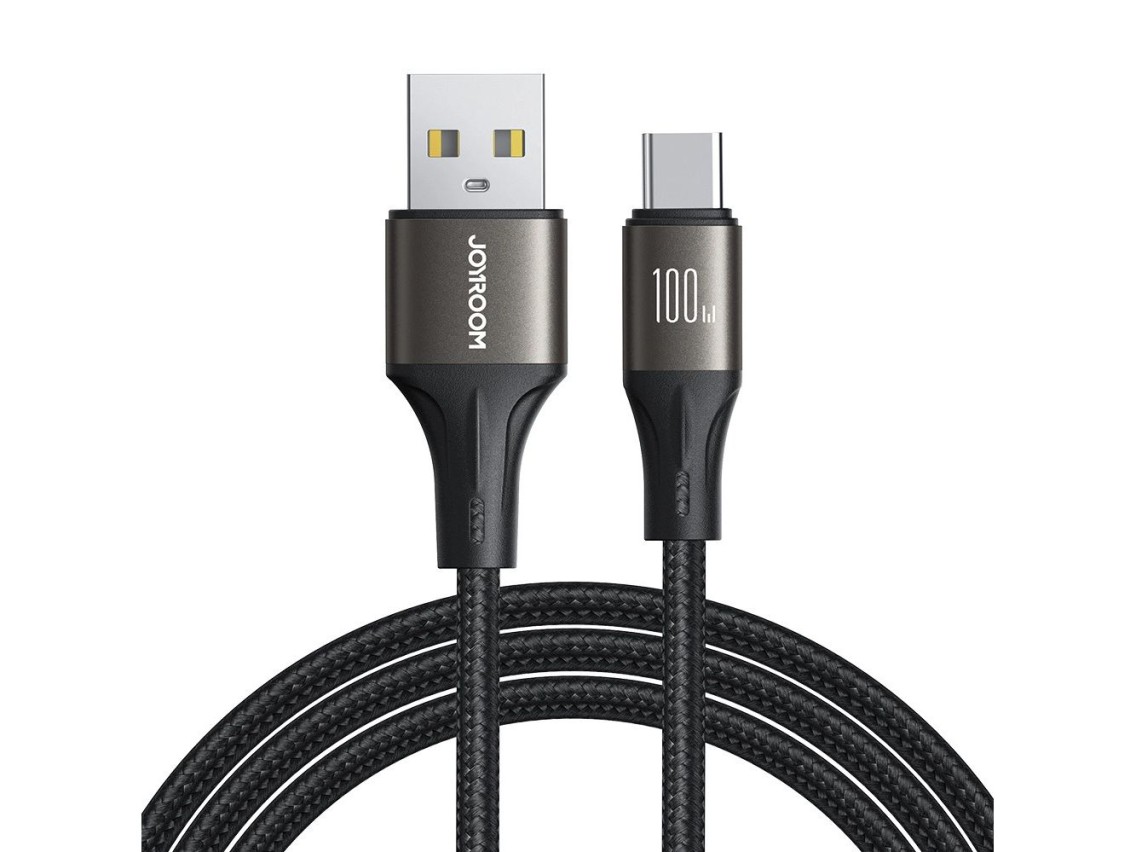 Cable USB-A/USB-C Joyroom Light-Speed ??Series S-A25 de 100 W y 1,2 m - negro
