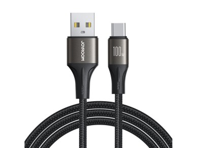 Joyroom Light-Speed ​​Series S-A25 USB-A / USB-C cable 100W 1.2m - black