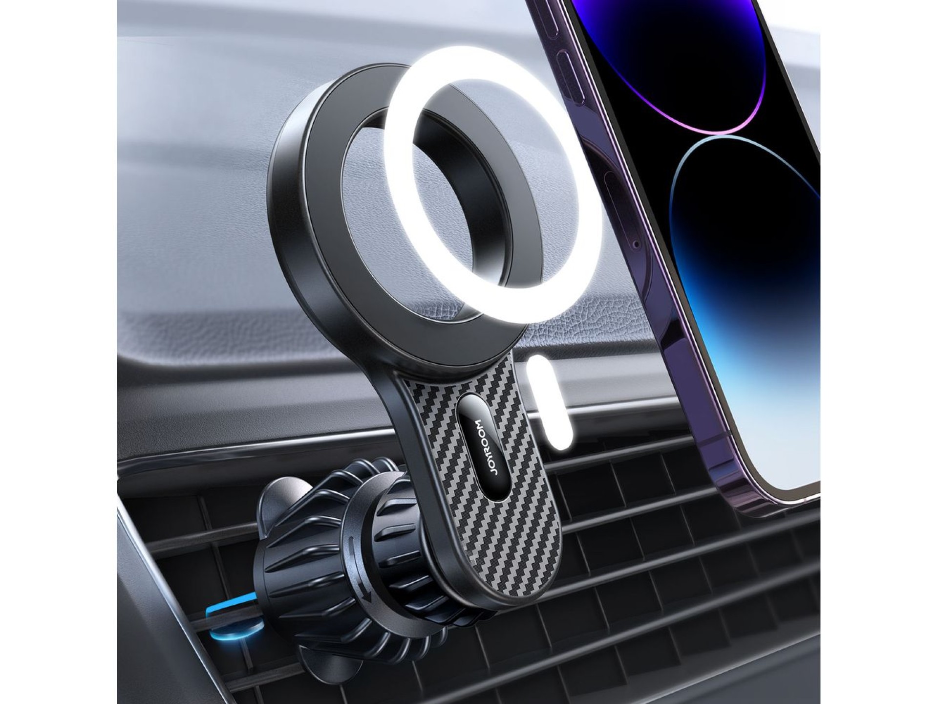 Magnetic car holder for iPhone with MagSafe Joyroom JR-ZS355 - black