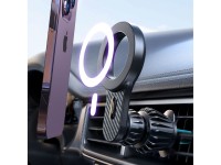 Magnetic car holder for iPhone with MagSafe Joyroom JR-ZS355 - black Magnetic car holder for iPhone with MagSafe Joyroom JR-ZS355 - black
