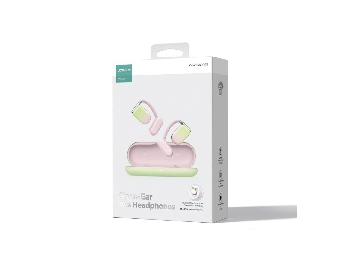 Joyroom Openfree JR-OE2 TWS wireless headphones - pink
