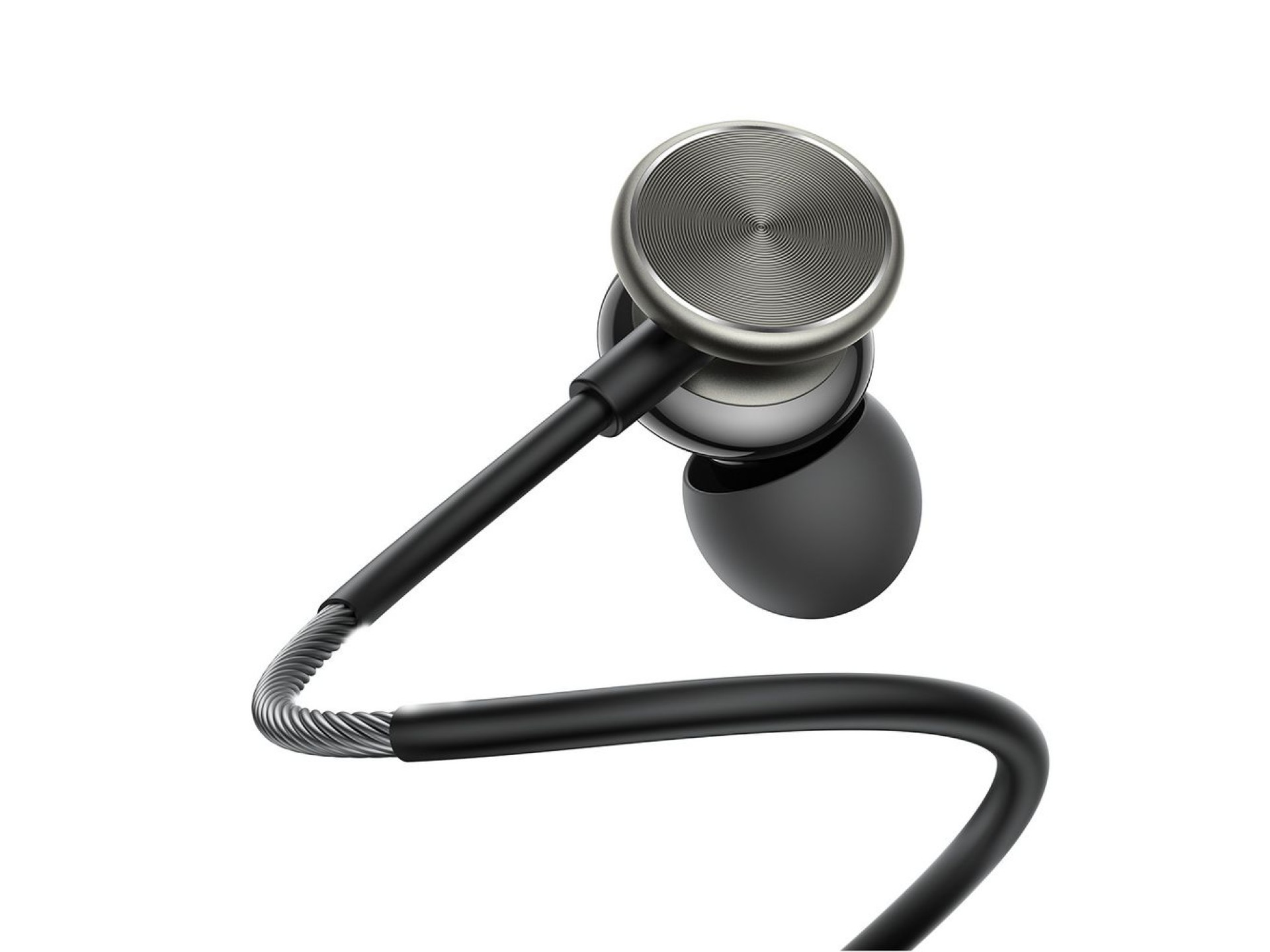 Auriculares intrauditivos con cable Joyroom Wired Series JR-EW03 - gris oscuro