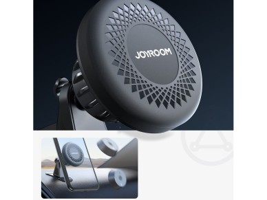 Joyroom JR-ZS356 magnetic cockpit phone holder - dark gray Joyroom JR-ZS356 magnetic cockpit phone holder - dark gray