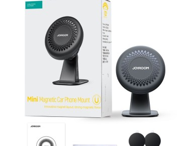 Joyroom JR-ZS356 magnetic cockpit phone holder - dark gray Joyroom JR-ZS356 magnetic cockpit phone holder - dark gray