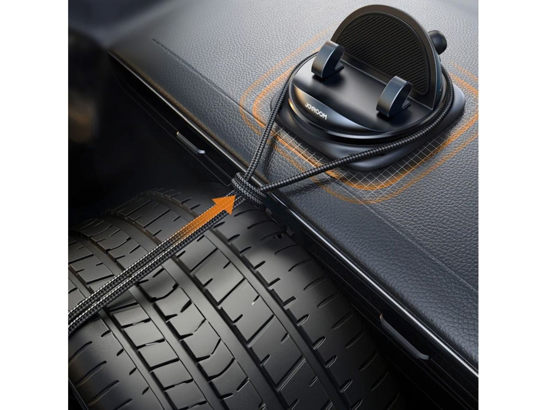 Suporte para celular Joyroom JR-ZS354 com ventosa para carro, escritório e casa - preto