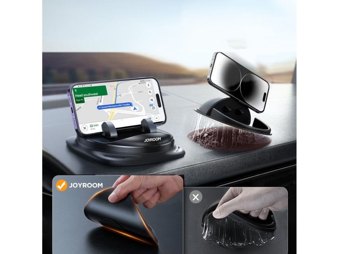 Suporte para celular Joyroom JR-ZS354 com ventosa para carro, escritório e casa - preto