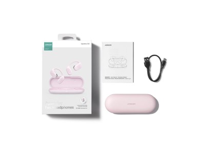 Joyroom Openfree JR-OE1 wireless on-ear headphones - pink Joyroom Openfree JR-OE1 wireless on-ear headphones - pink
