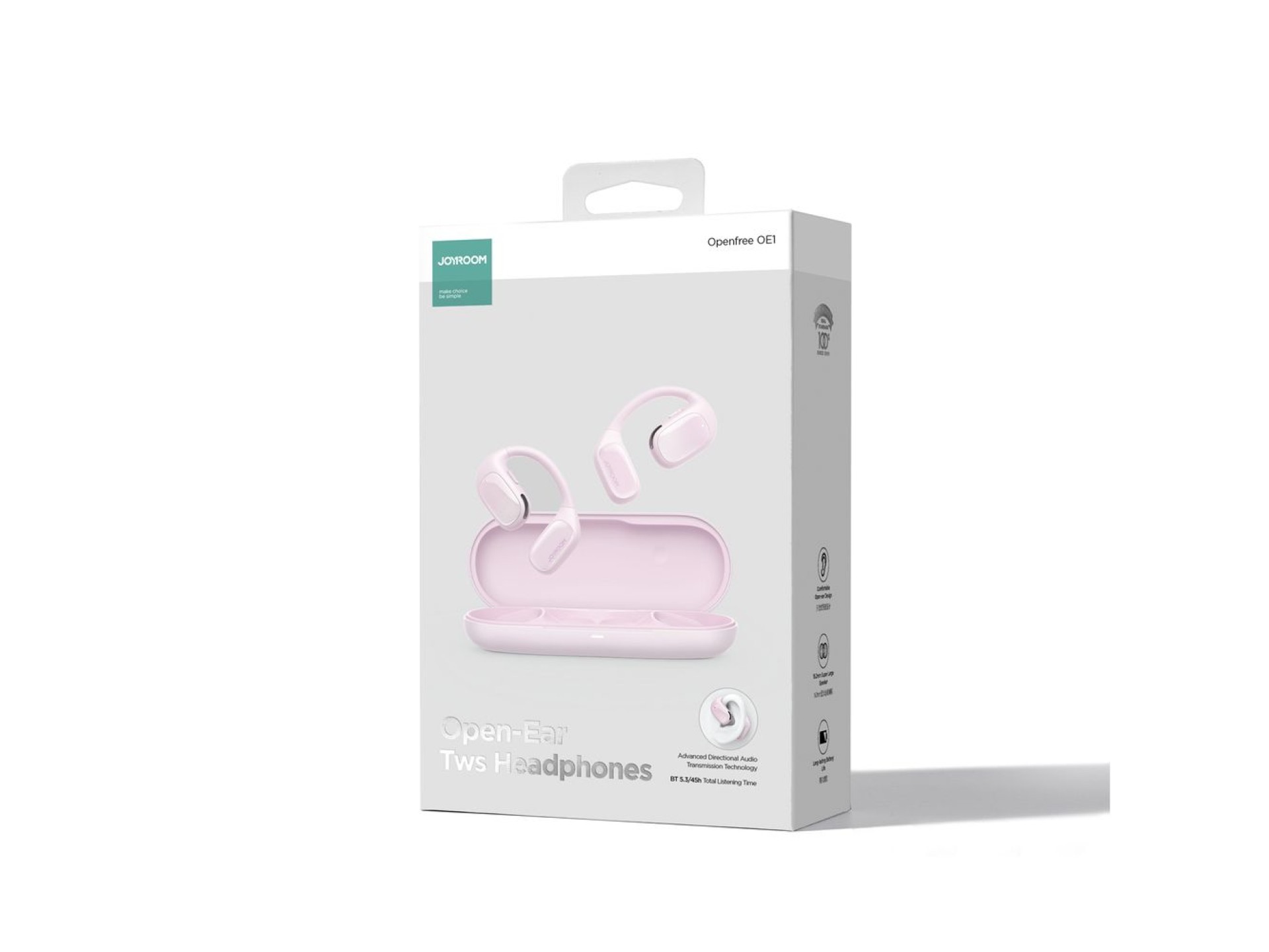 Auriculares inalámbricos supraaurales Joyroom Openfree JR-OE1 - rosa
