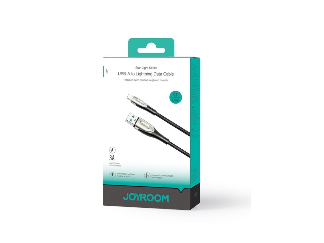 Joyroom Pioneer Series SA31-AL3 USB-A / Lightning 3A Cable 1.2m - Black