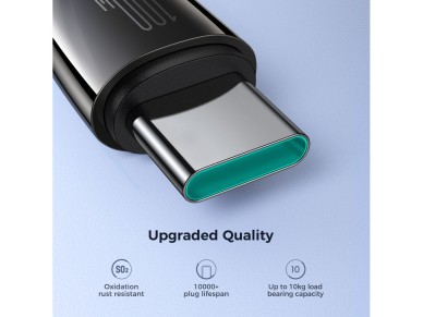 Cabo USB-A/USB-C Joyroom Pioneer Series SA31-AC6 100W 1,2m - Preto