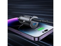 Joyroom JR-CCN06 30W 2x USB-C Metal Mini Car Charger - Black Joyroom JR-CCN06 30W 2x USB-C Metal Mini Car Charger - Black