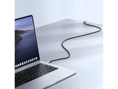 Cable USB-C/Lightning de 30 W y 1,2 m de la serie Joyroom Star-Light SA27-CL3 - negro Cable USB-C/Lightning de 30 W y 1,2 m de la serie Joyroom Star-Light SA27-CL3 - negro