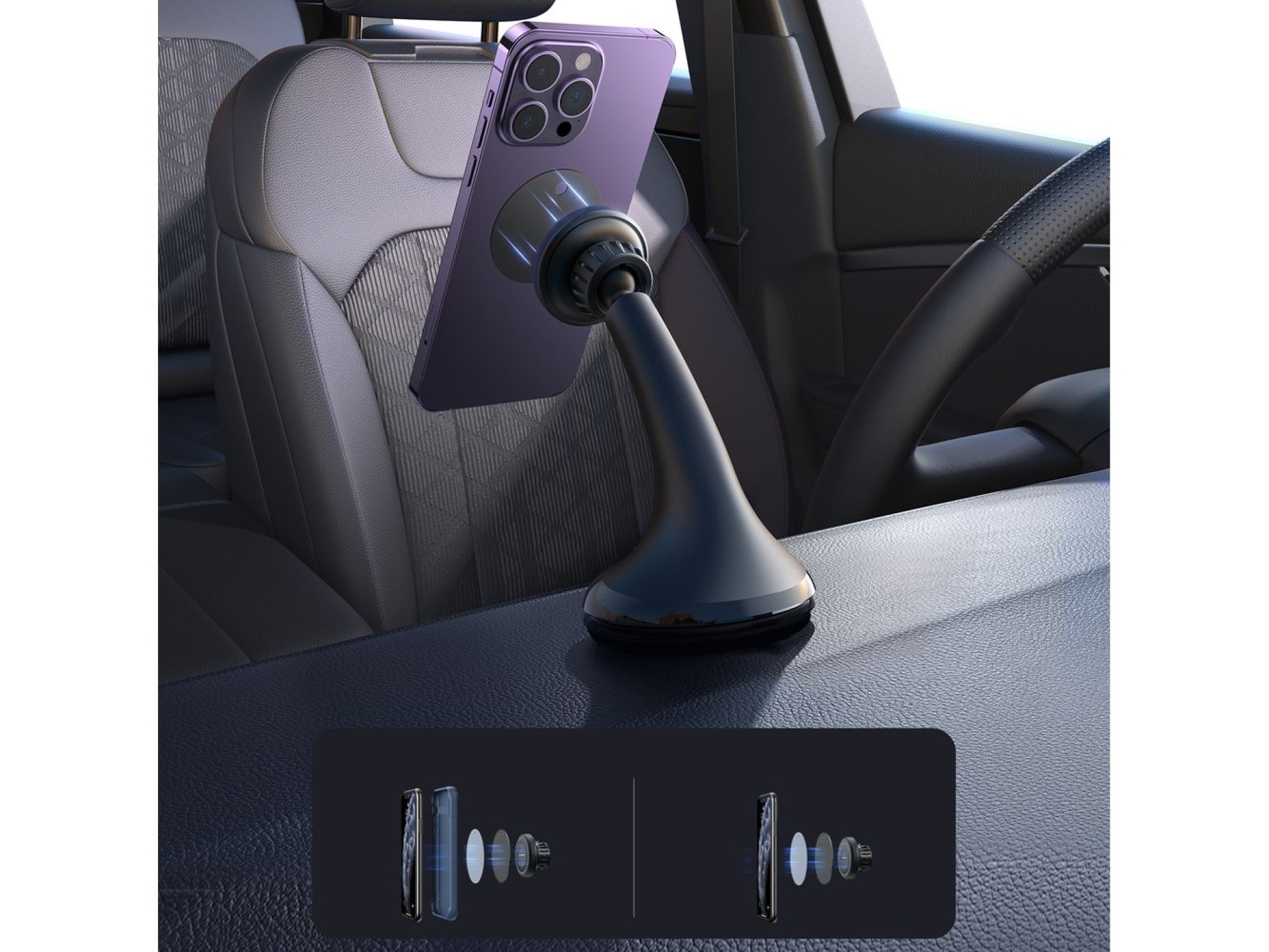 Soporte magnético universal para coche Joyroom JR-ZS356 para teléfono móvil en el habitáculo/ventana