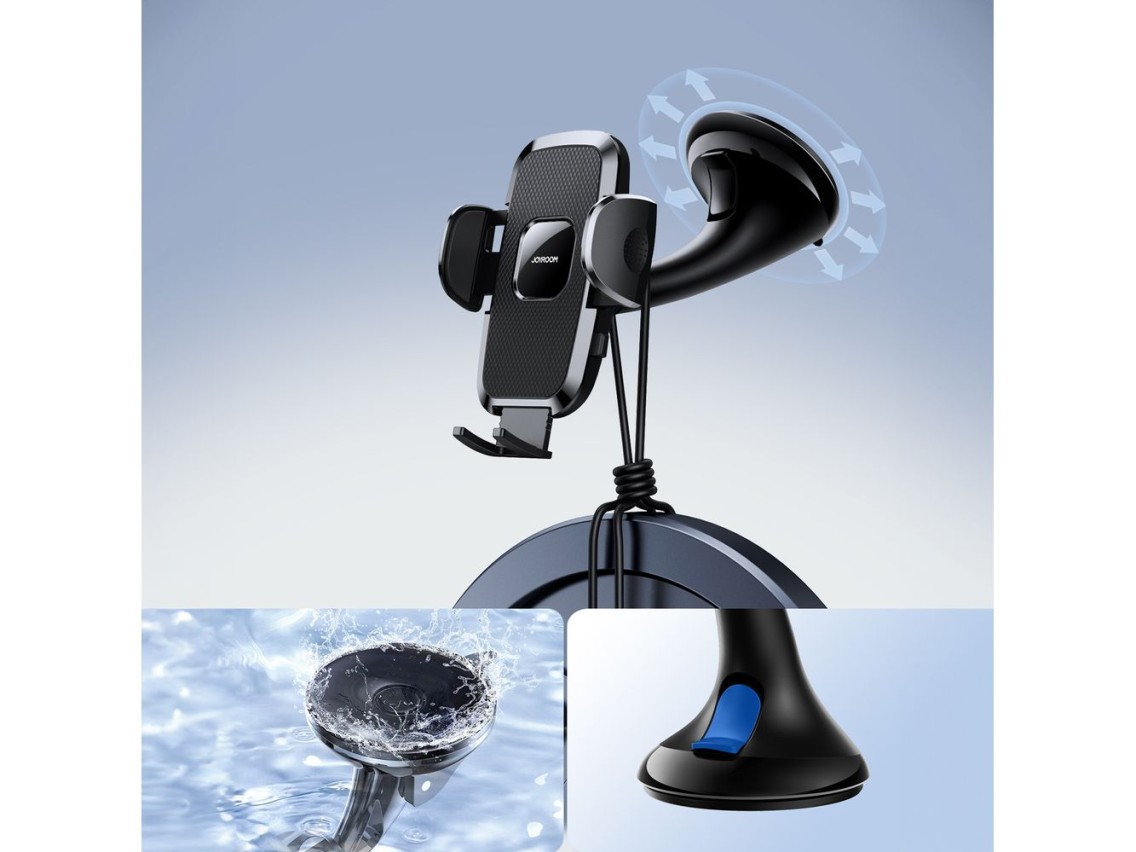 Suporte mecânico universal para celular Joyroom JR-ZS259 para carro, para uso no painel/janela - pre