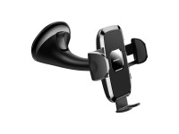 Suporte mecânico universal para celular Joyroom JR-ZS259 para carro, para uso no painel/janela - pre Suporte mecânico universal para celular Joyroom JR-ZS259 para carro, para uso no painel/janela - pre