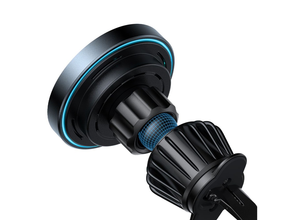 Soporte magnético para coche Joyroom con cargador inalámbrico de 15 W para rejilla de ventilación, c