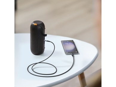 Joyroom Audio Transfer Series SY-A07 Mini Jack 3.5mm/USB-C Cable 1.2m - Black