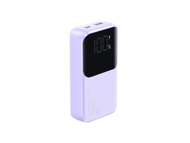 Joyroom JR-PBC06 mini power bank with built-in USB-C / Lightning cables 30W 10000mAh - purple Joyroom JR-PBC06 mini power bank with built-in USB-C / Lightning cables 30W 10000mAh - purple