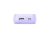 Mini power bank Joyroom JR-PBC06 com cabos USB-C/Lightning integrados, 30W, 10000mAh - roxo Mini power bank Joyroom JR-PBC06 com cabos USB-C/Lightning integrados, 30W, 10000mAh - roxo