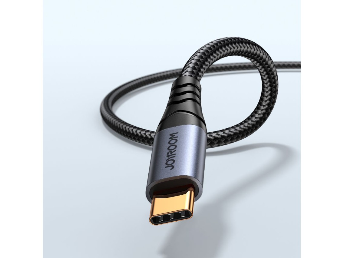 Joyroom Audio Transfer Series SY-A07 Mini Jack 3.5mm/USB-C Cable 1.2m - Black
