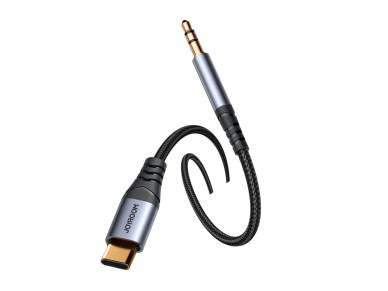 Joyroom Audio Transfer Series SY-A07 Mini Jack 3.5mm/USB-C Cable 1.2m - Black