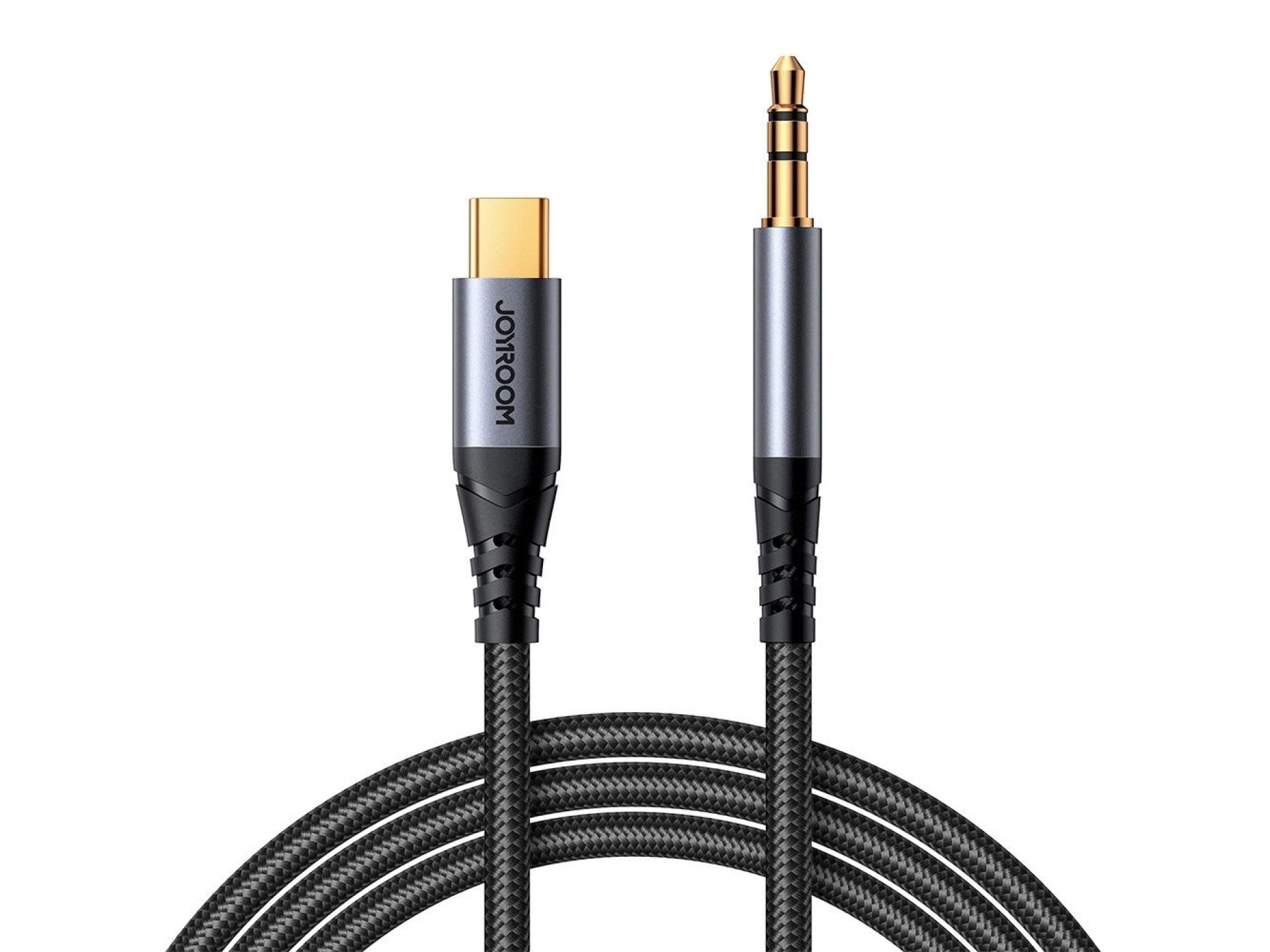 Joyroom Audio Transfer Series SY-A07 Mini Jack 3.5mm/USB-C Cable 1.2m - Black