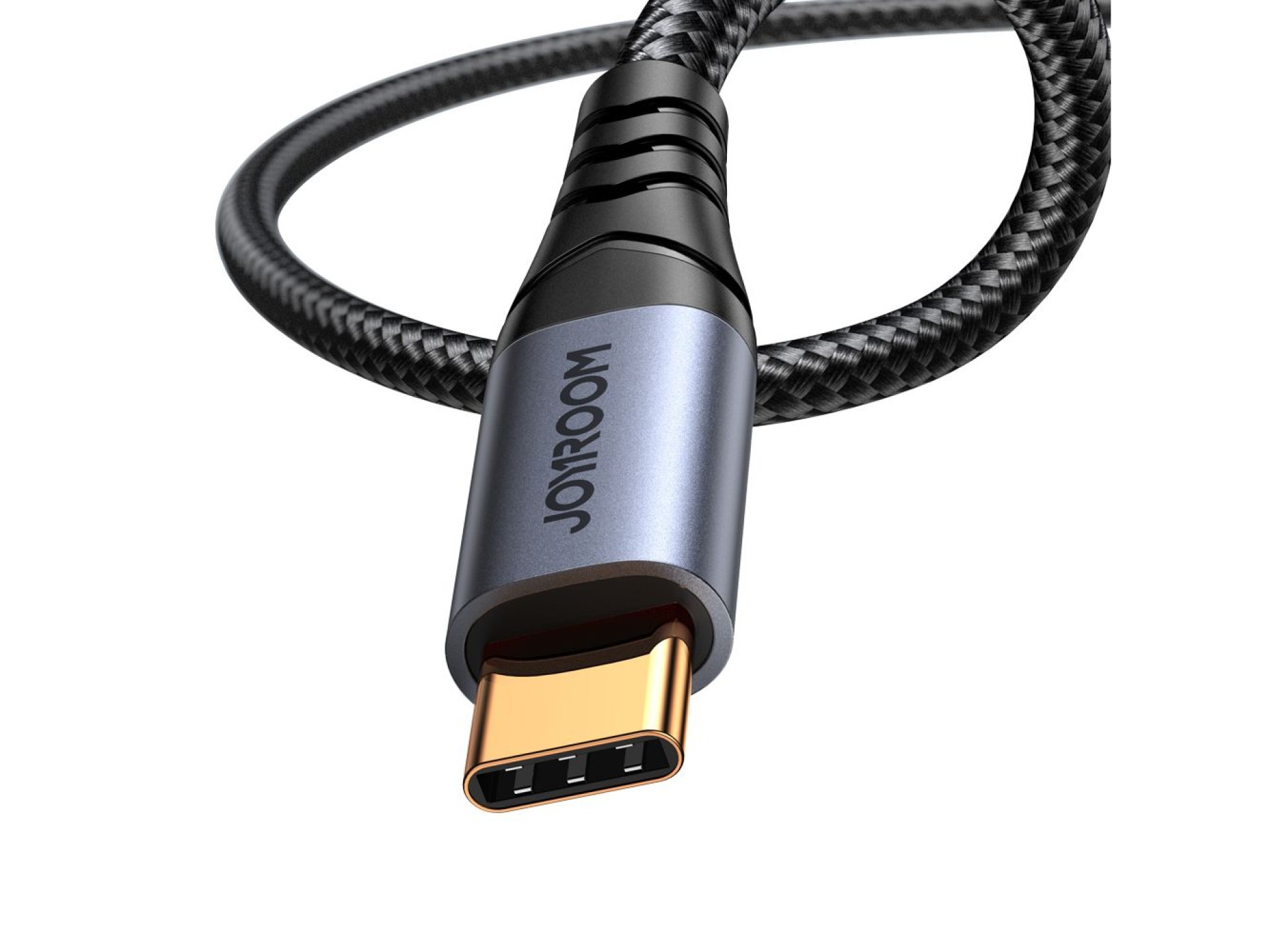 Joyroom Audio Transfer Series SY-A07 Mini Jack 3.5mm/USB-C Cable 1.2m - Black