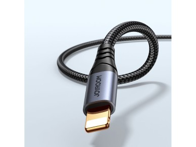 Joyroom Audio Transfer Series SY-A06 mini jack 3.5 mm / Lightning cable 1.2 m - black