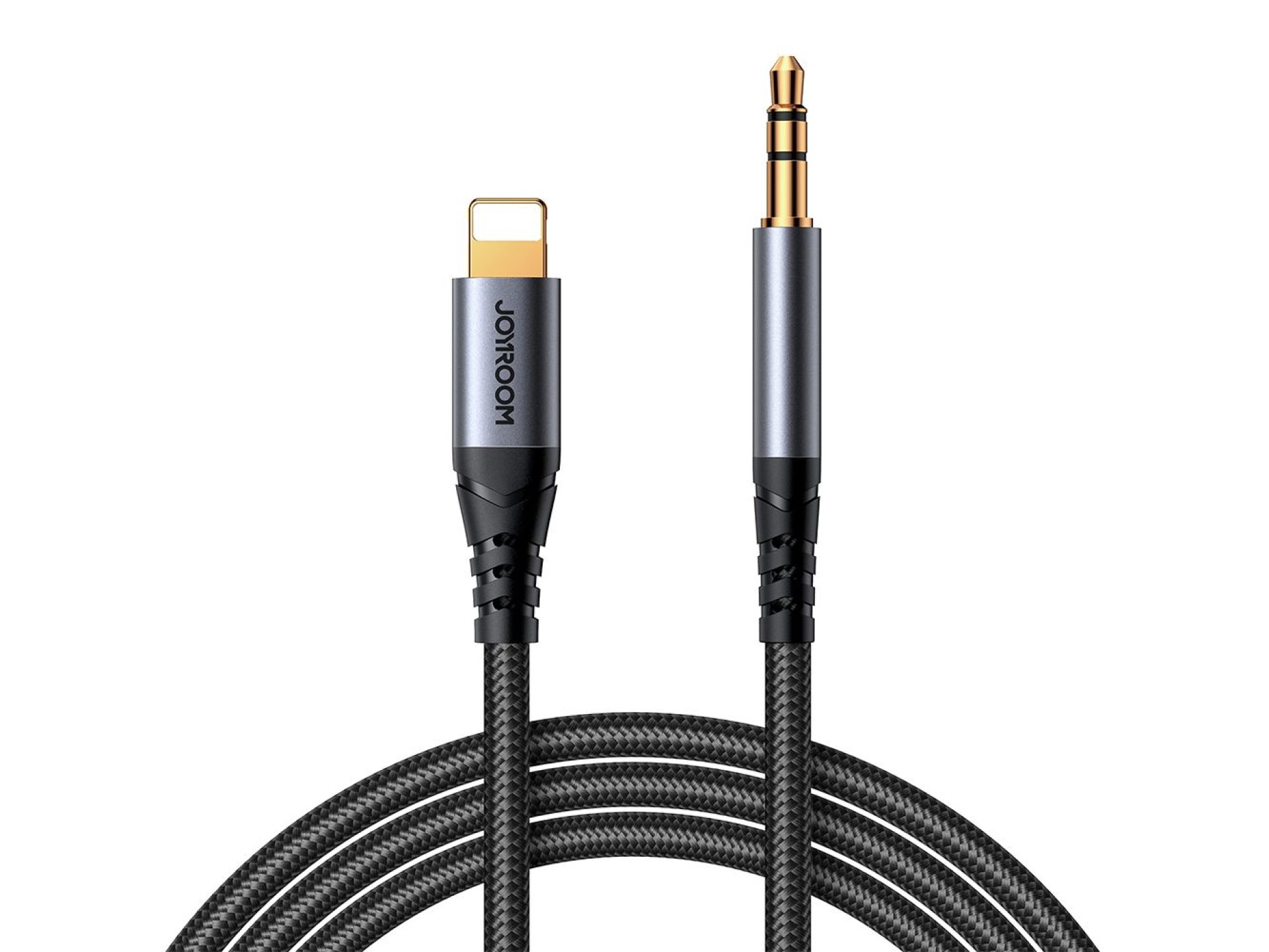 Joyroom Audio Transfer Series SY-A06 mini jack 3.5 mm / Lightning cable 1.2 m - black
