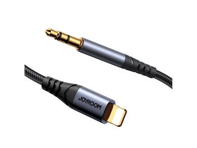 Joyroom Audio Transfer Series SY-A06 mini jack 3.5 mm / Lightning cable 1.2 m - black