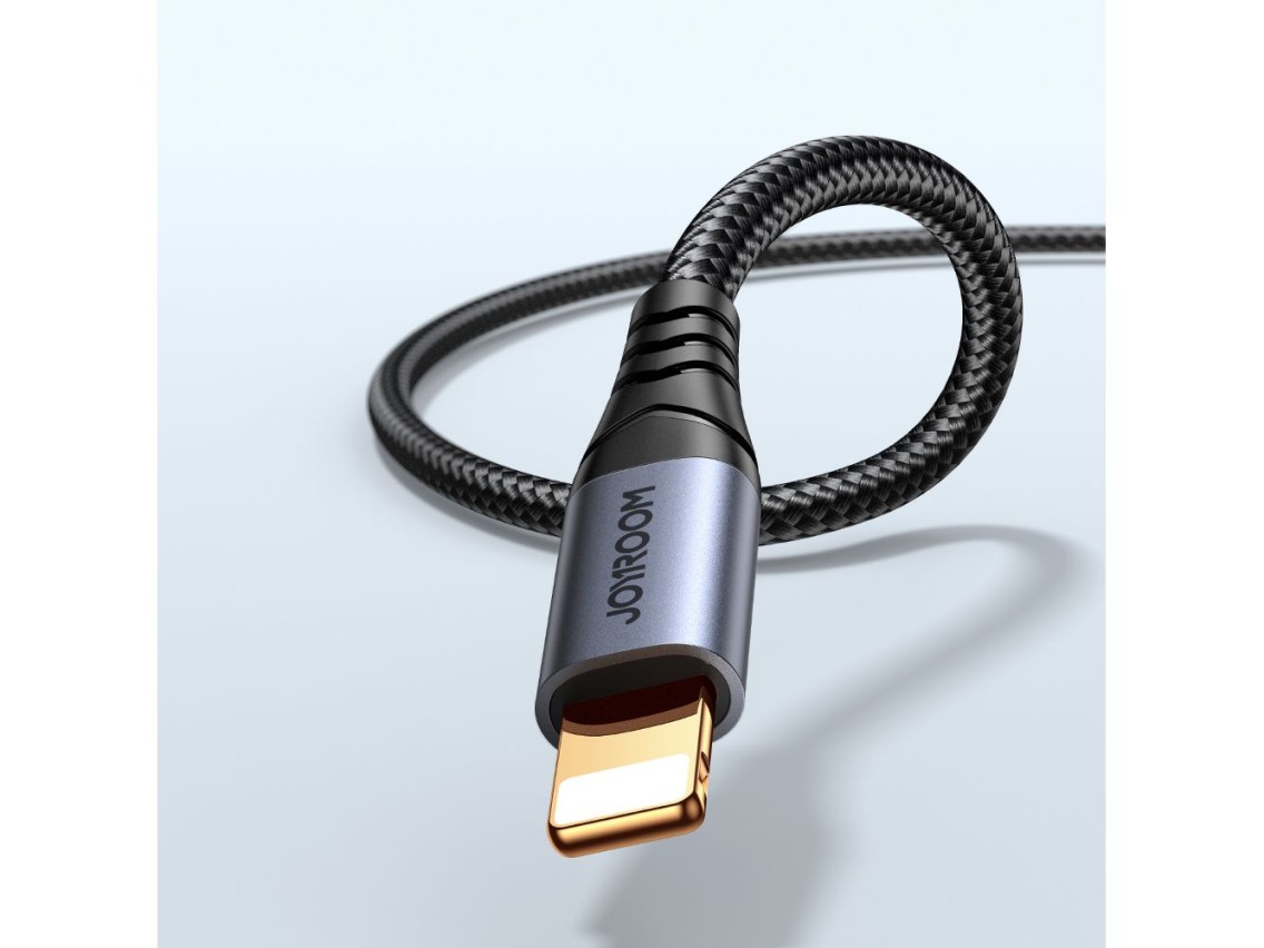 Joyroom Audio Transfer Series SY-A06 mini jack 3.5 mm / Lightning cable 1.2 m - black