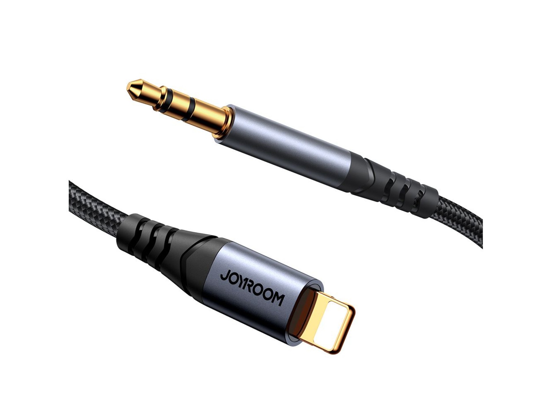 Joyroom Audio Transfer Series SY-A06 mini jack 3.5 mm / Lightning cable 1.2 m - black