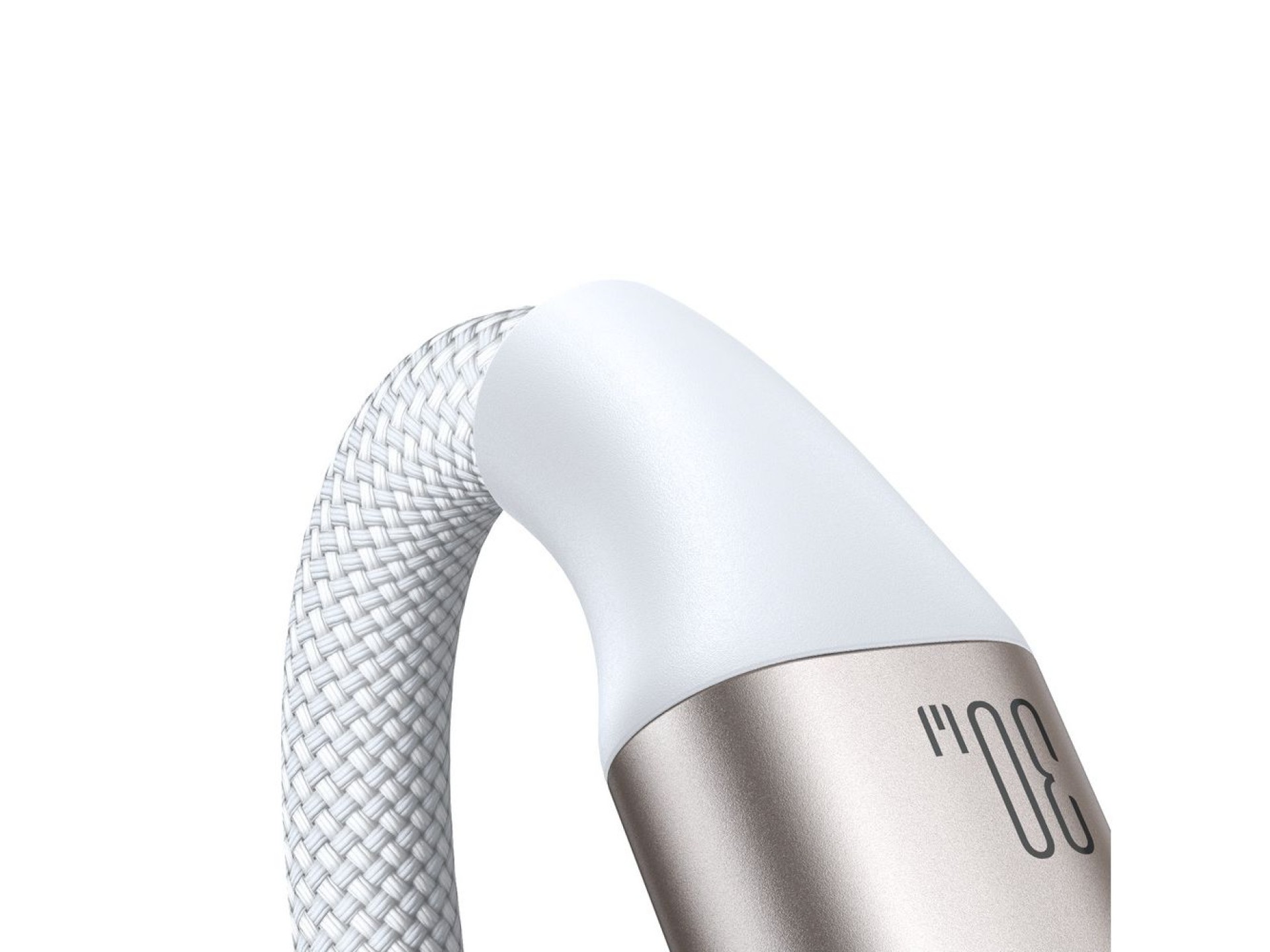 Joyroom 2 in 1 Lightning cable and inductive charger for Apple Watch 1.5m white (S-IW012)