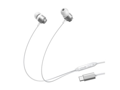 Auriculares intrauditivos Joyroom JR-EC06 USB-C - plateados Auriculares intrauditivos Joyroom JR-EC06 USB-C - plateados