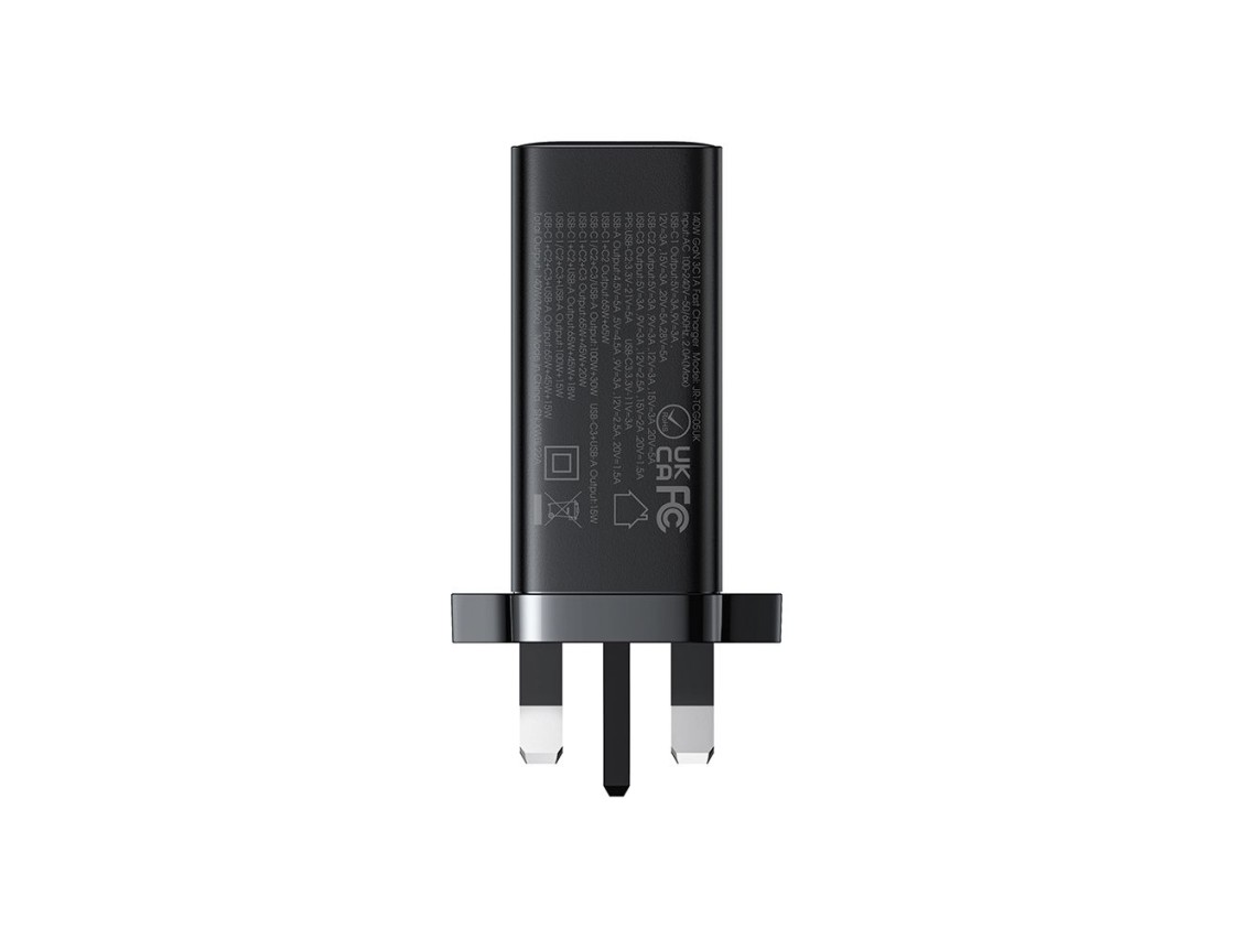 Carregador GaN Joyroom JR-TCG05UK 140W 3x USB-C USB-A + USB-C / Cabo USB-C 240W 1,2m