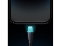 Cabo USB-A/Lightning Joyroom Starry Series SA32-AL3 3A de 1 m - preto Cabo USB-A/Lightning Joyroom Starry Series SA32-AL3 3A de 1 m - preto