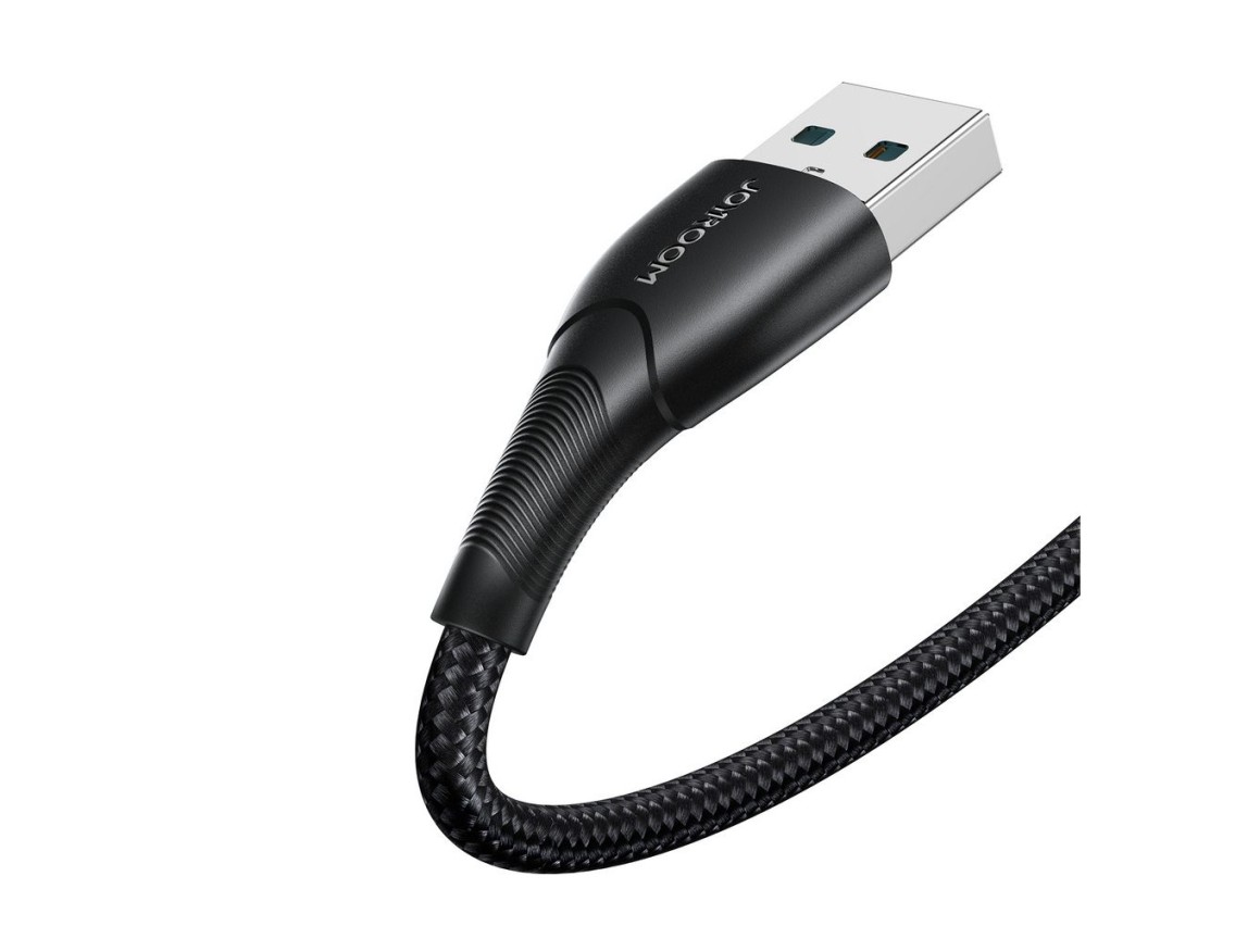 Cabo USB-A/Lightning Joyroom Starry Series SA32-AL3 3A de 1 m - preto