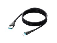 Cabo USB-A/Lightning Joyroom Starry Series SA32-AL3 3A de 1 m - preto Cabo USB-A/Lightning Joyroom Starry Series SA32-AL3 3A de 1 m - preto